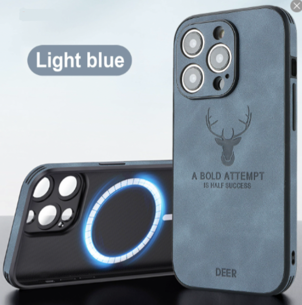 Luxury Deer Leather iPhone Case - Veltro