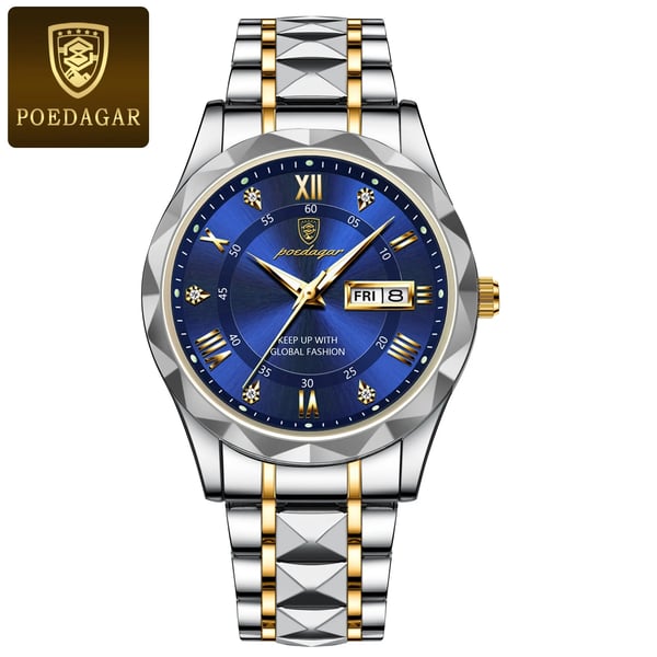 Luxury Waterproof Men's Watch from a Premium Brand with Luminous Function