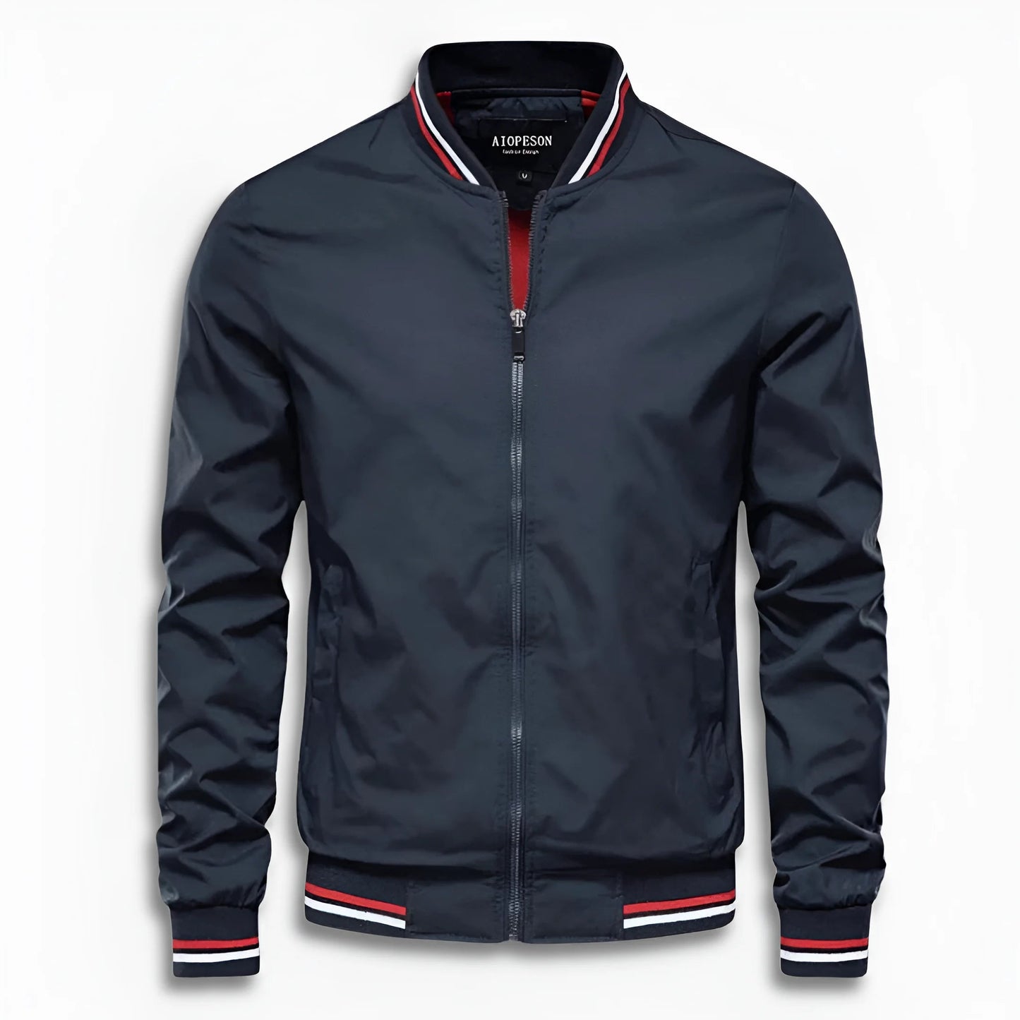 Men's Casual Transition Jacket with Water-Repellent Surface & Stand-Up Collar | Charly