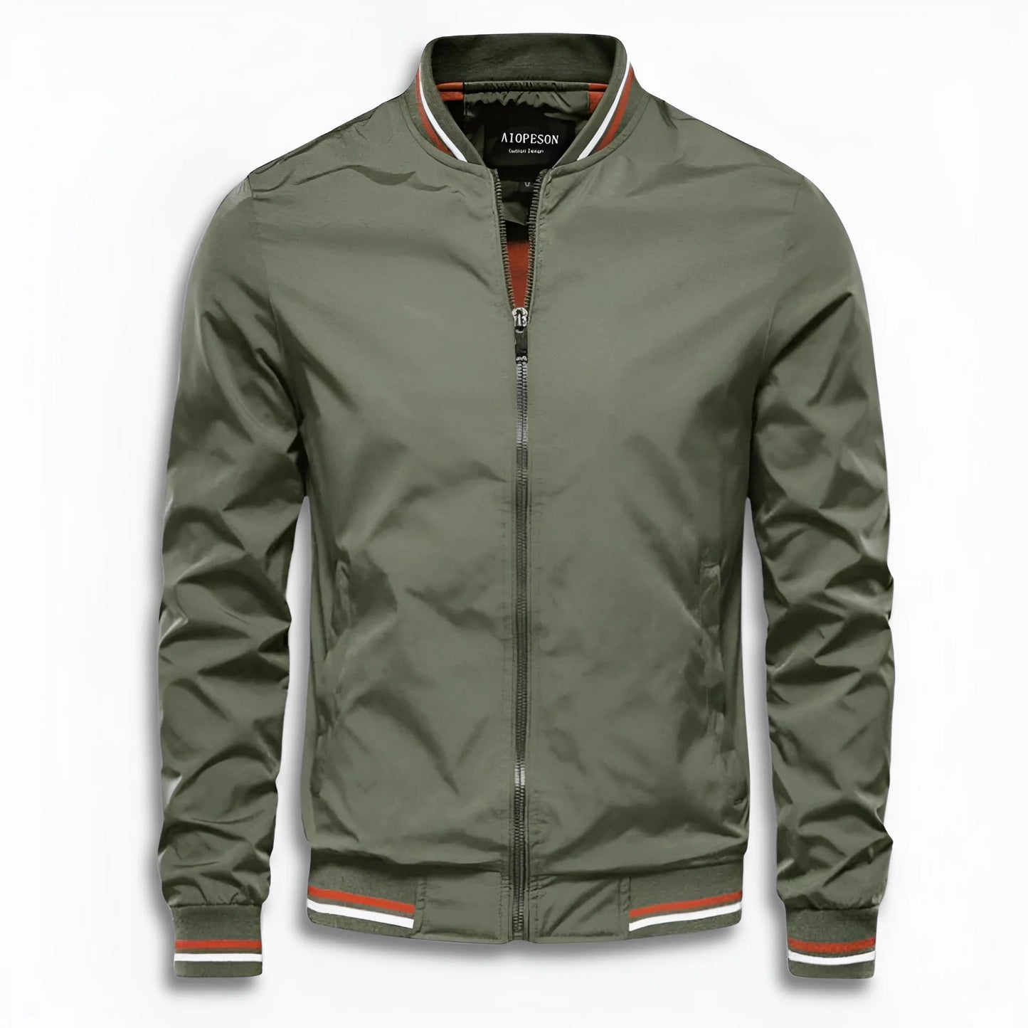 Men's Casual Transition Jacket with Water-Repellent Surface & Stand-Up Collar | Charly
