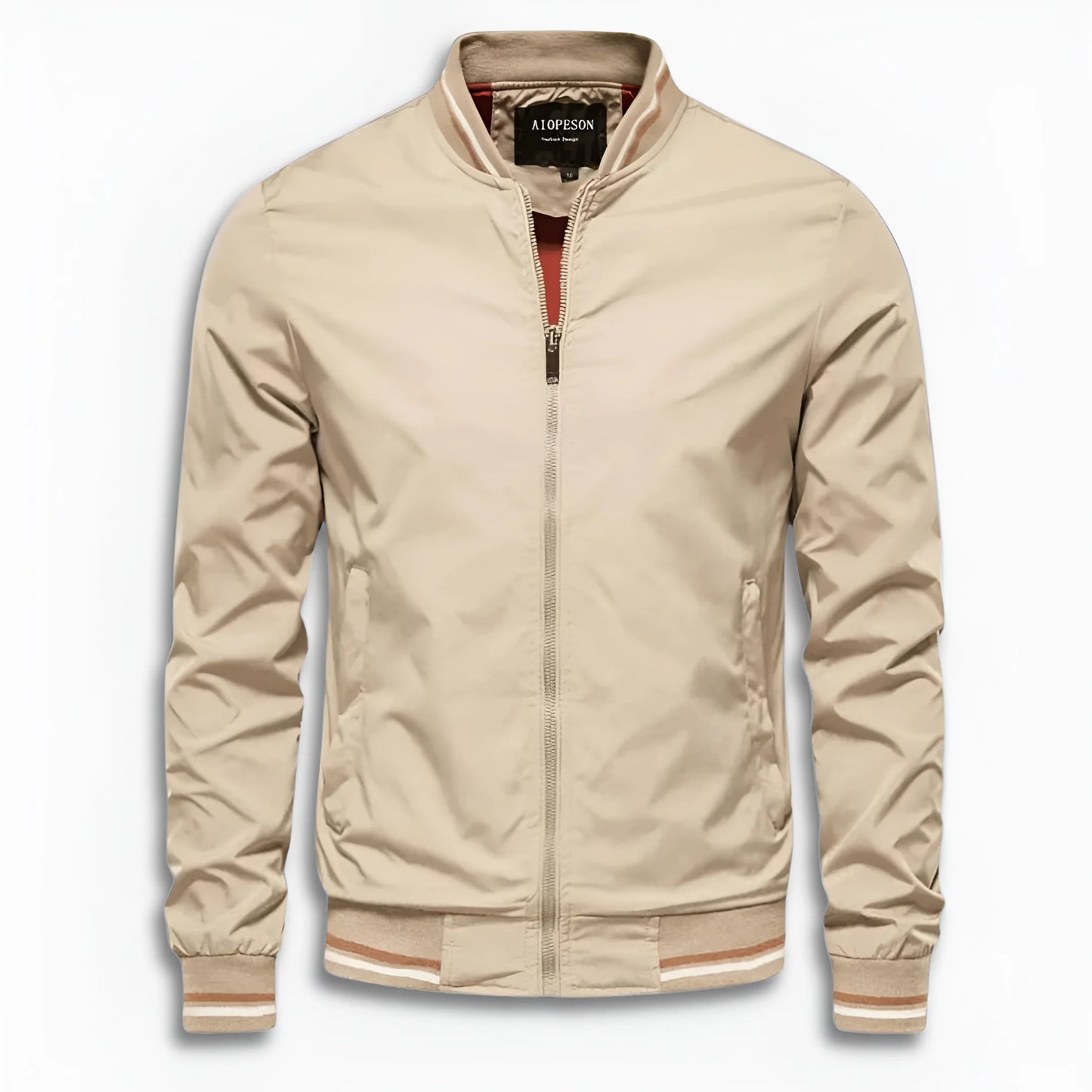 Men's Casual Transition Jacket with Water-Repellent Surface & Stand-Up Collar | Charly
