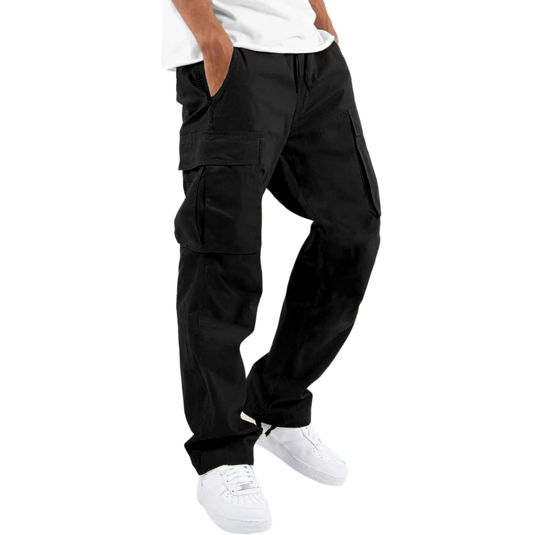 Men's Cotton Cargo Joggers - Arno