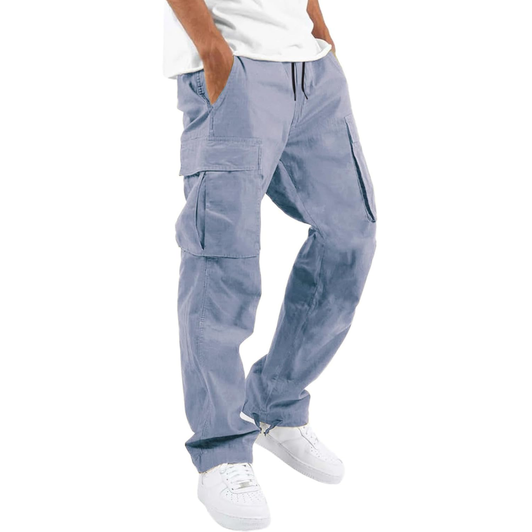 Men's Cotton Cargo Joggers - Arno