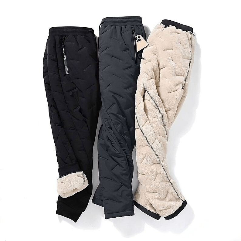 Men's Insulated Waterproof Polyester Blend Winter Pants