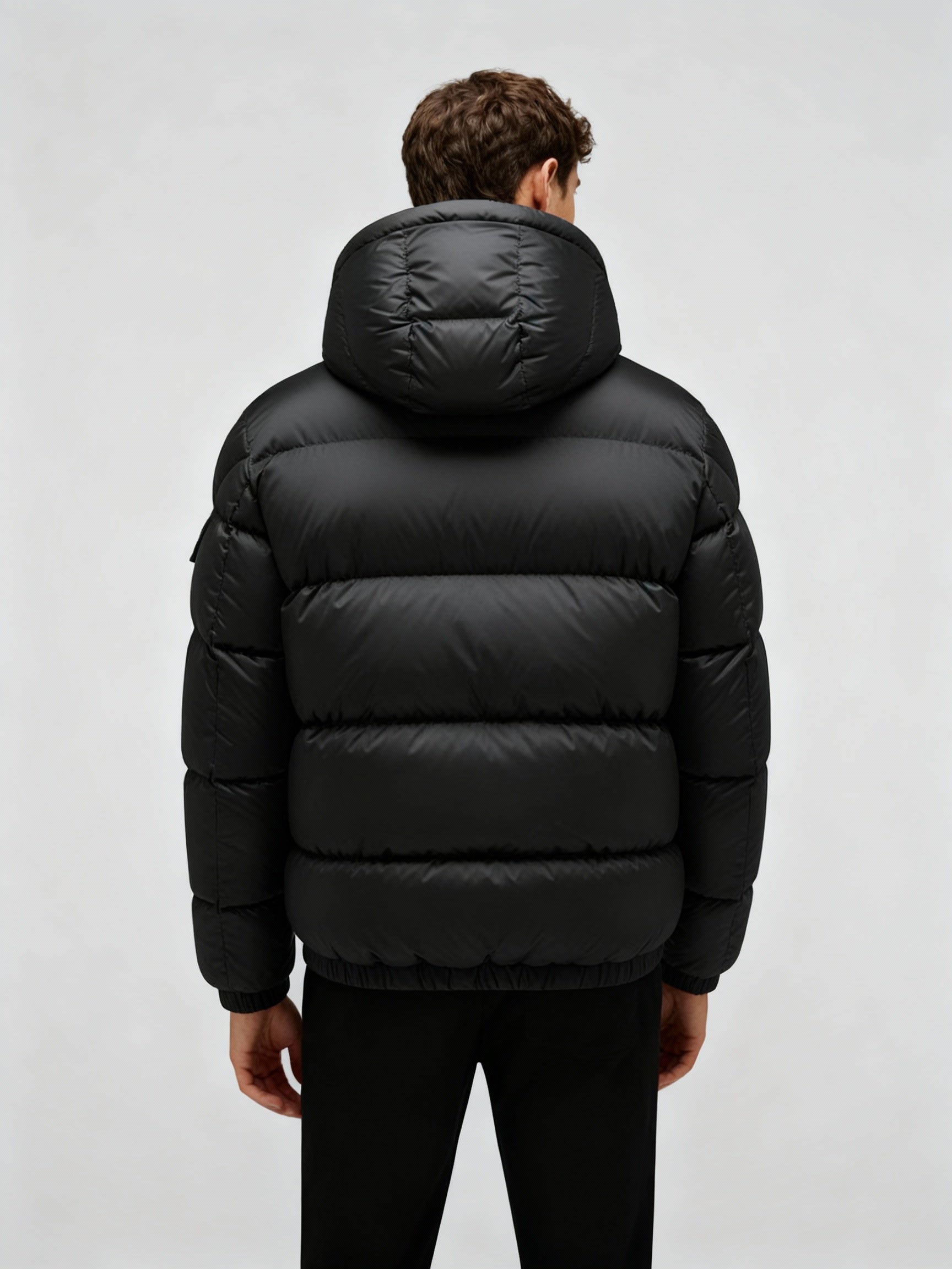 Men's Puffer Jacket Made of Duck Feathers with Warmth & Hood | Charly
