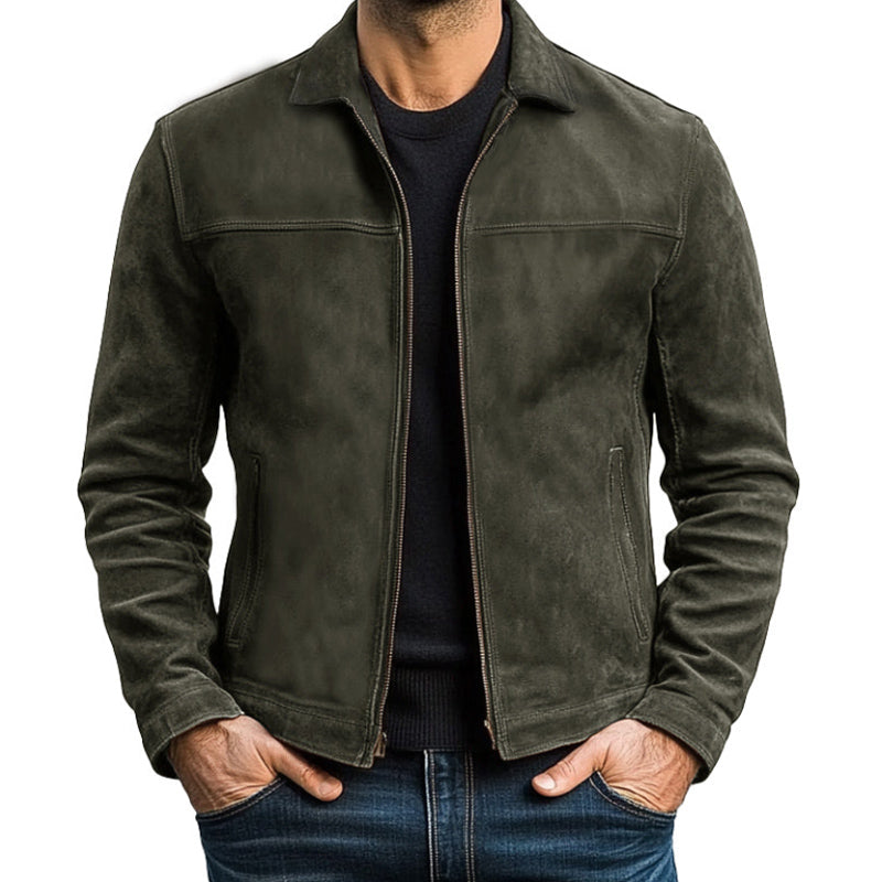 Men's Zip-Up Long Sleeve Jacket