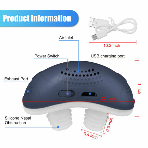 Micro CPAP Device for Sleep and Anti-Snoring - CPAP Alternative
