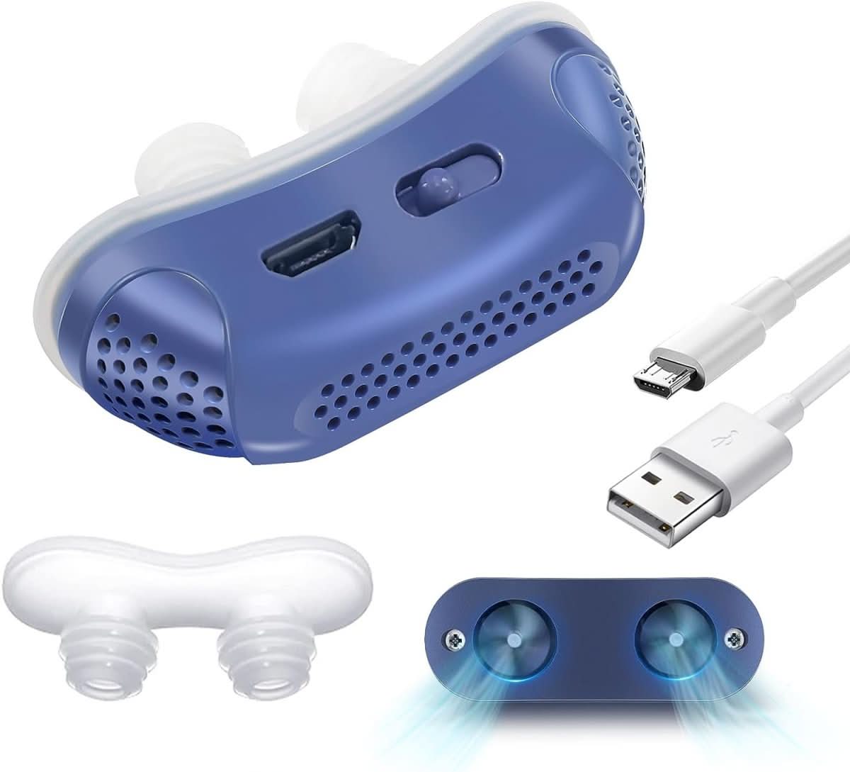 MICROBREATH - Compact CPAP device against snoring & sleep apnoea
