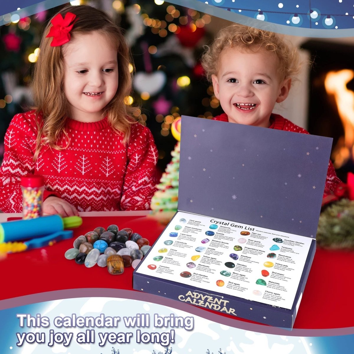 MINERKIDS 2025 – Gemstone Excavation Advent Calendar for Children
