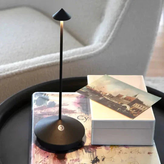 Minimalist LED Table Lamp - Waterproof & Dimmable Cordless Lighting