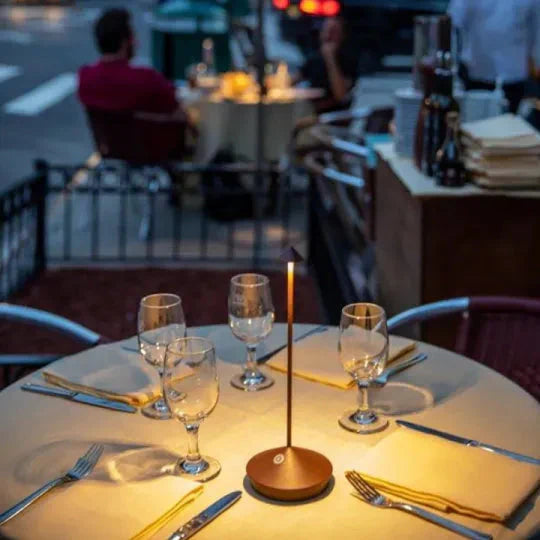 Minimalist LED Table Lamp - Waterproof & Dimmable Cordless Lighting