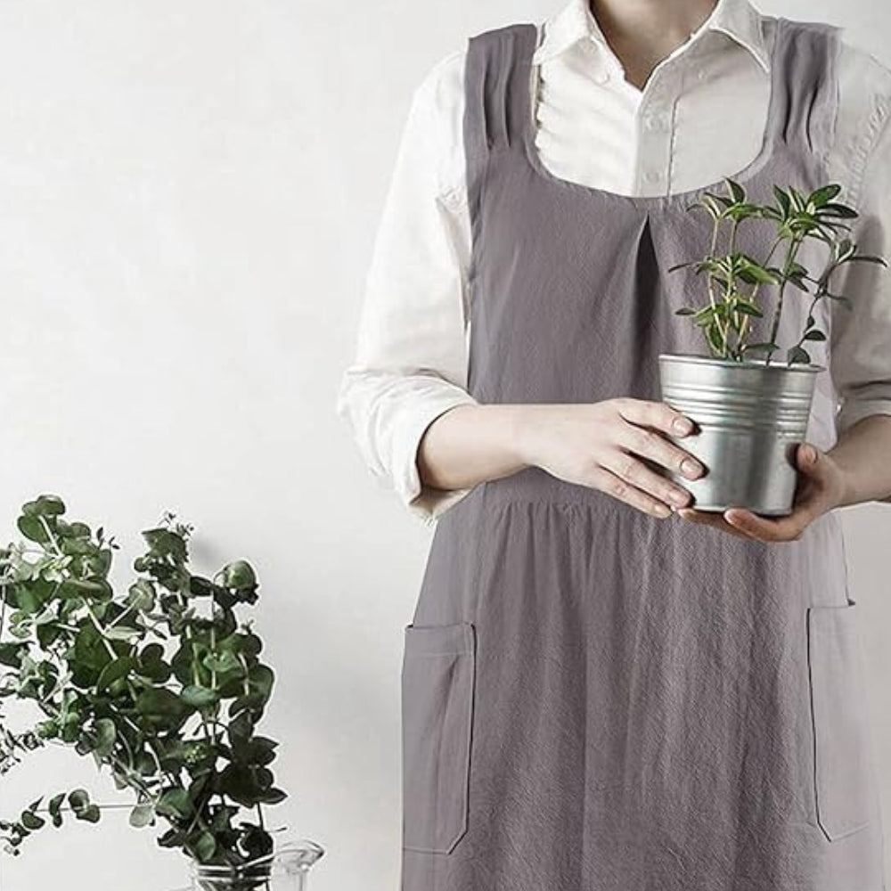 Nari Korean-Inspired Cross-Back Apron