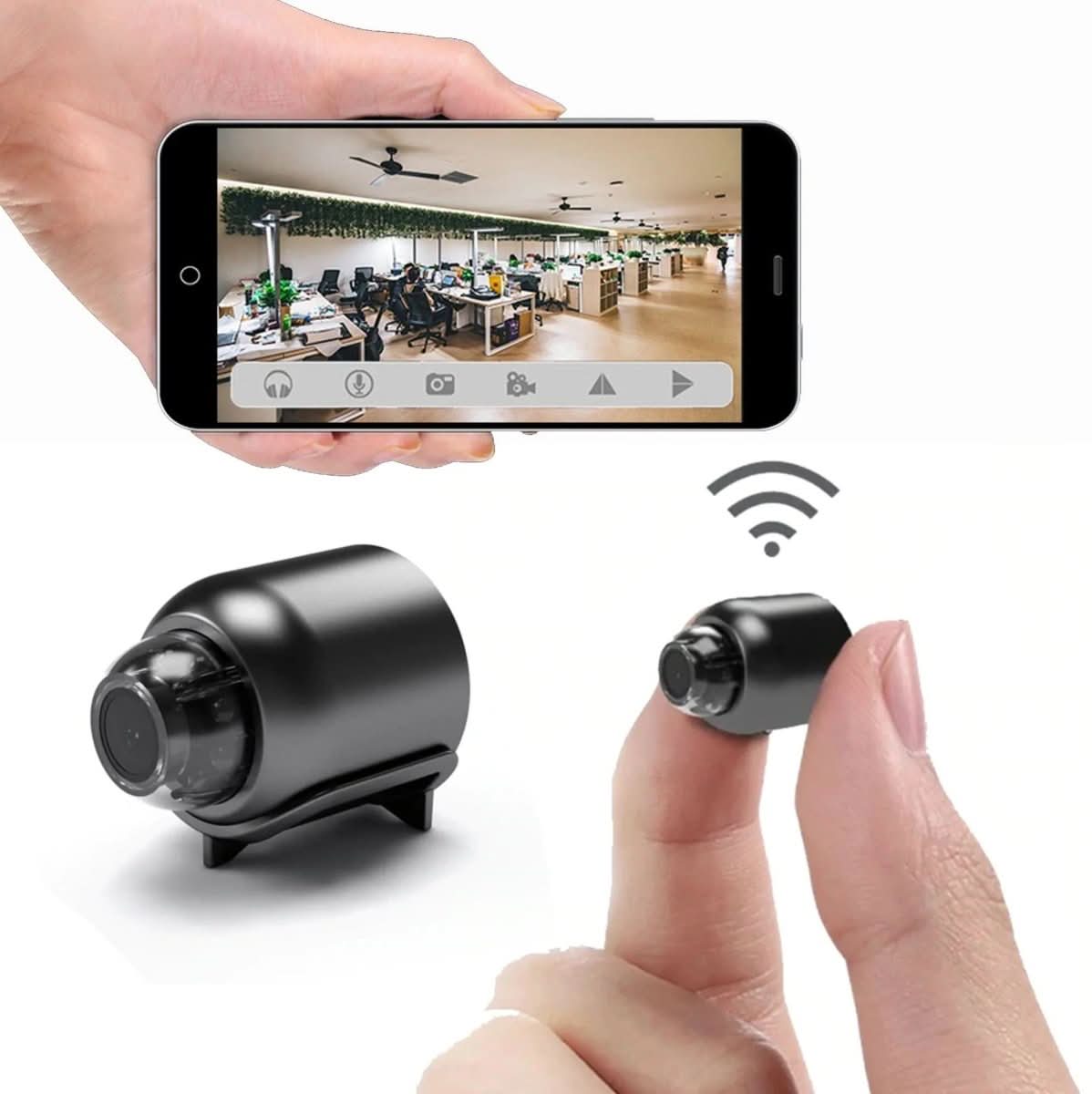 NIGHTVIEW CAM - Small wireless camera with enhanced night vision for discreet surveillance