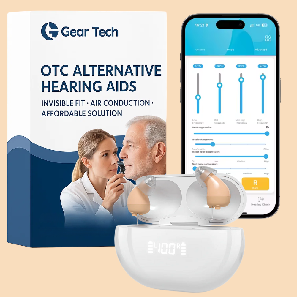 No Prescription Bluetooth App Control Hearing Aids UK