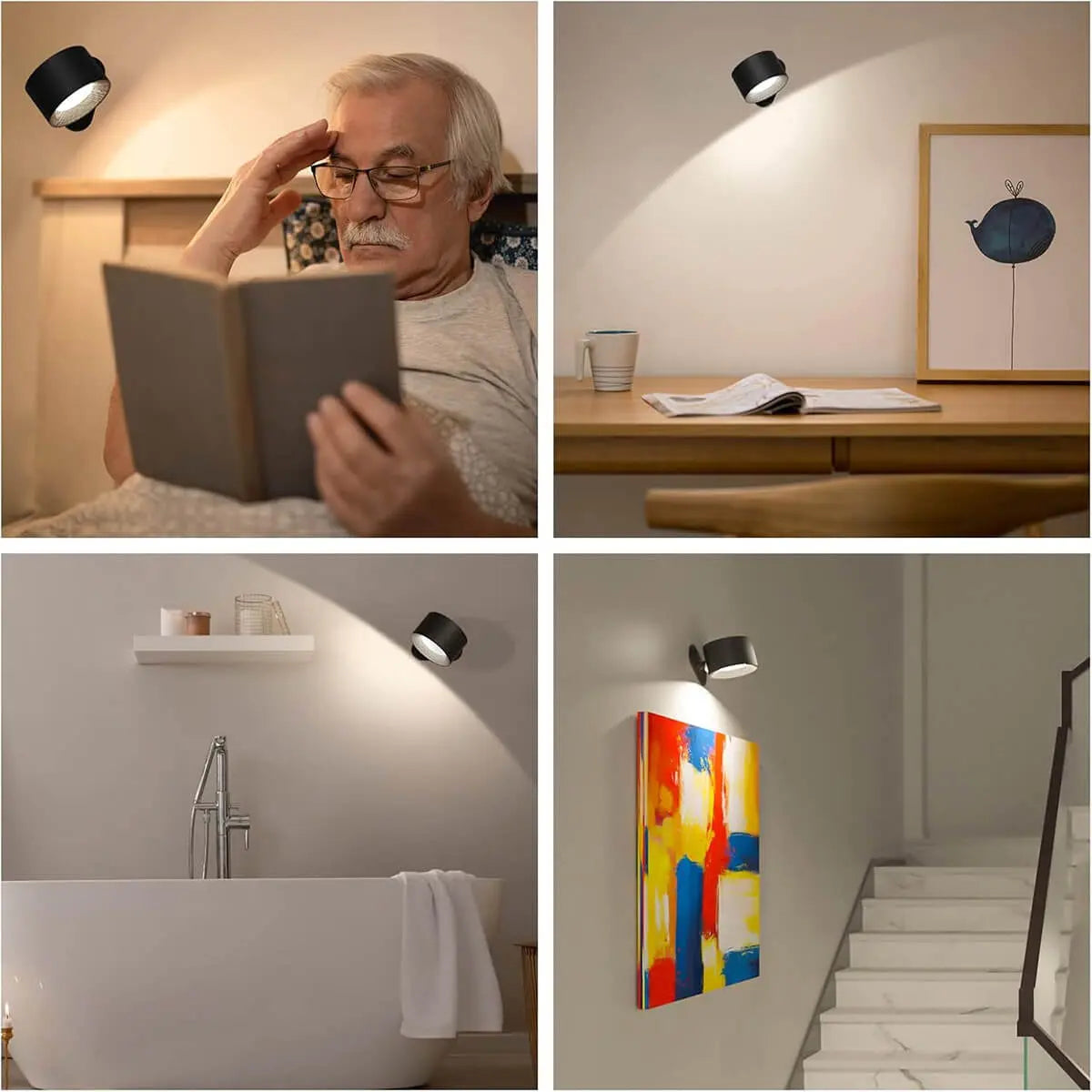 Nordisk Light – cordless, rechargeable, and remote-controlled wall lamp in Scandinavian design