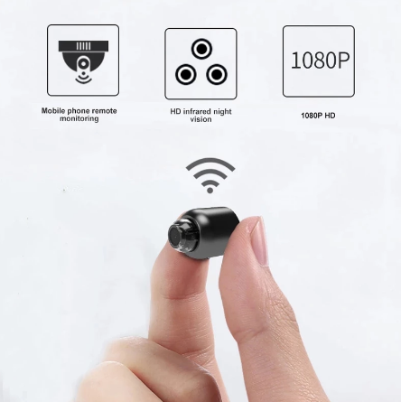 NovaGuard 1080P Mini Waterproof WiFi Camera With 160 Degree Night Vision