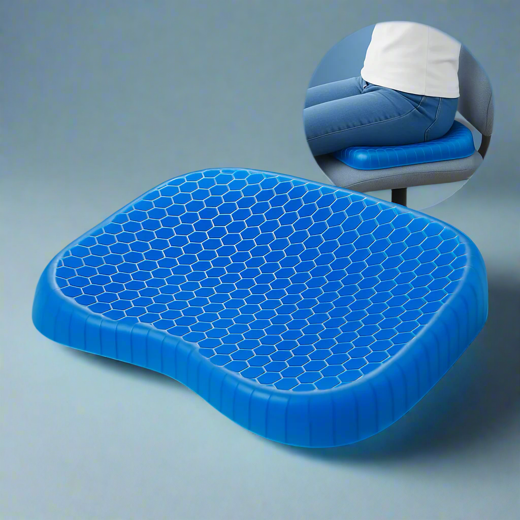 Orthopedic Gel Seat Cushion For Tailbone And Back Relief