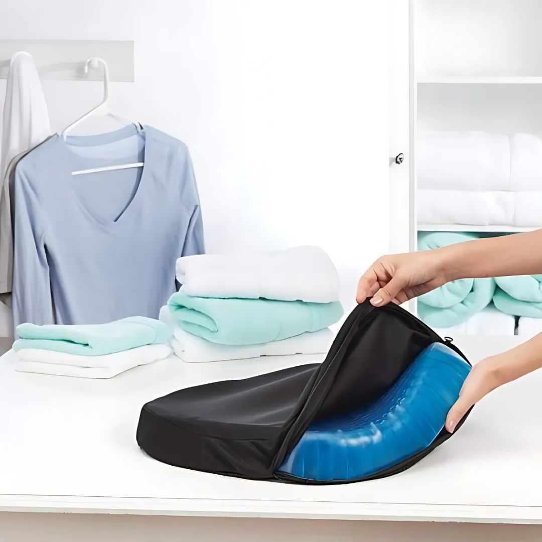 Orthopedic Gel Seat Cushion For Tailbone And Back Relief