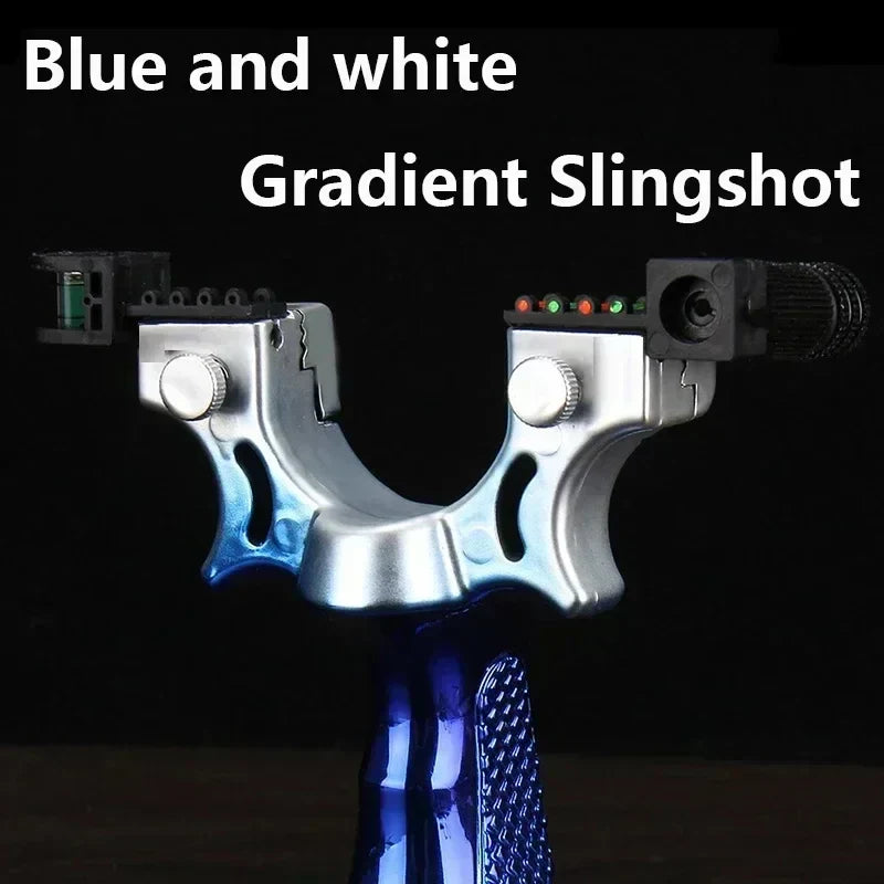 Outdoor Precision Slingshot, Anti-Slip Grip, LED & Level