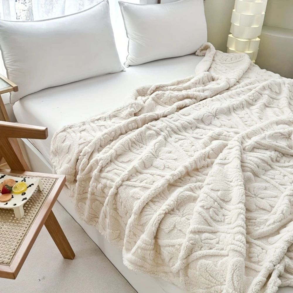 Paris Weave Jacquard Fleece Blanket