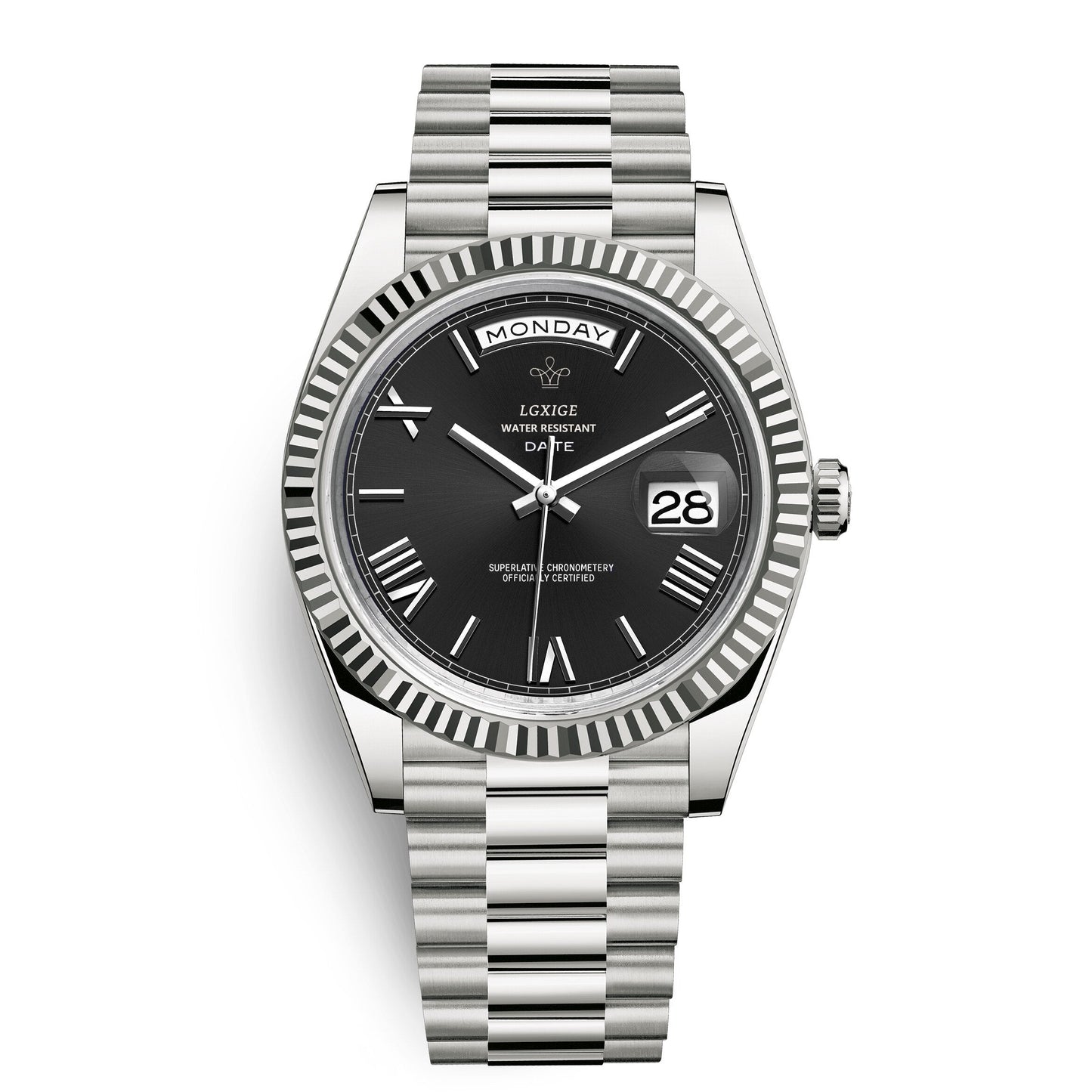 Premium Automatic Watch with Day and Date Function – Solan
