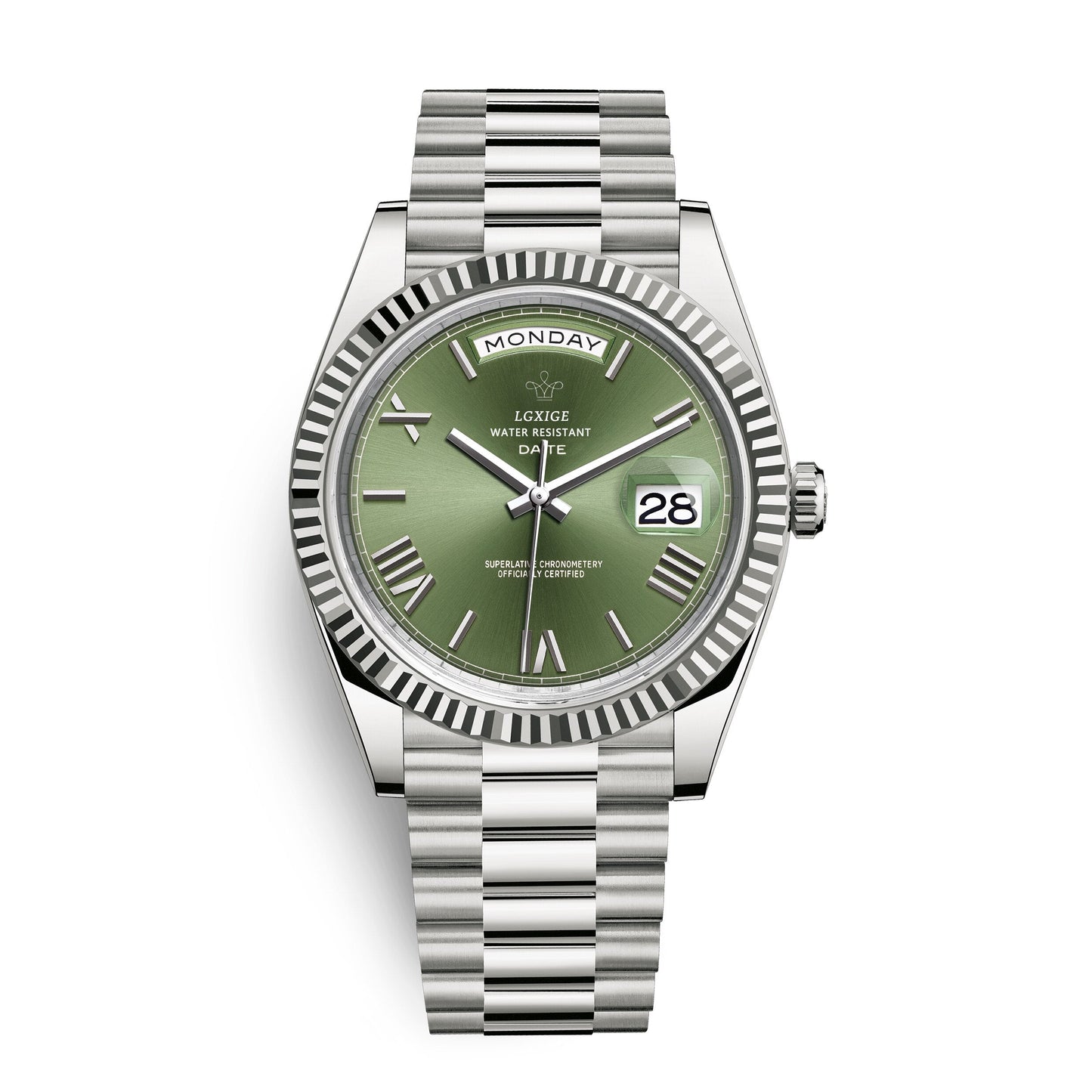 Premium Automatic Watch with Day and Date Function – Solan