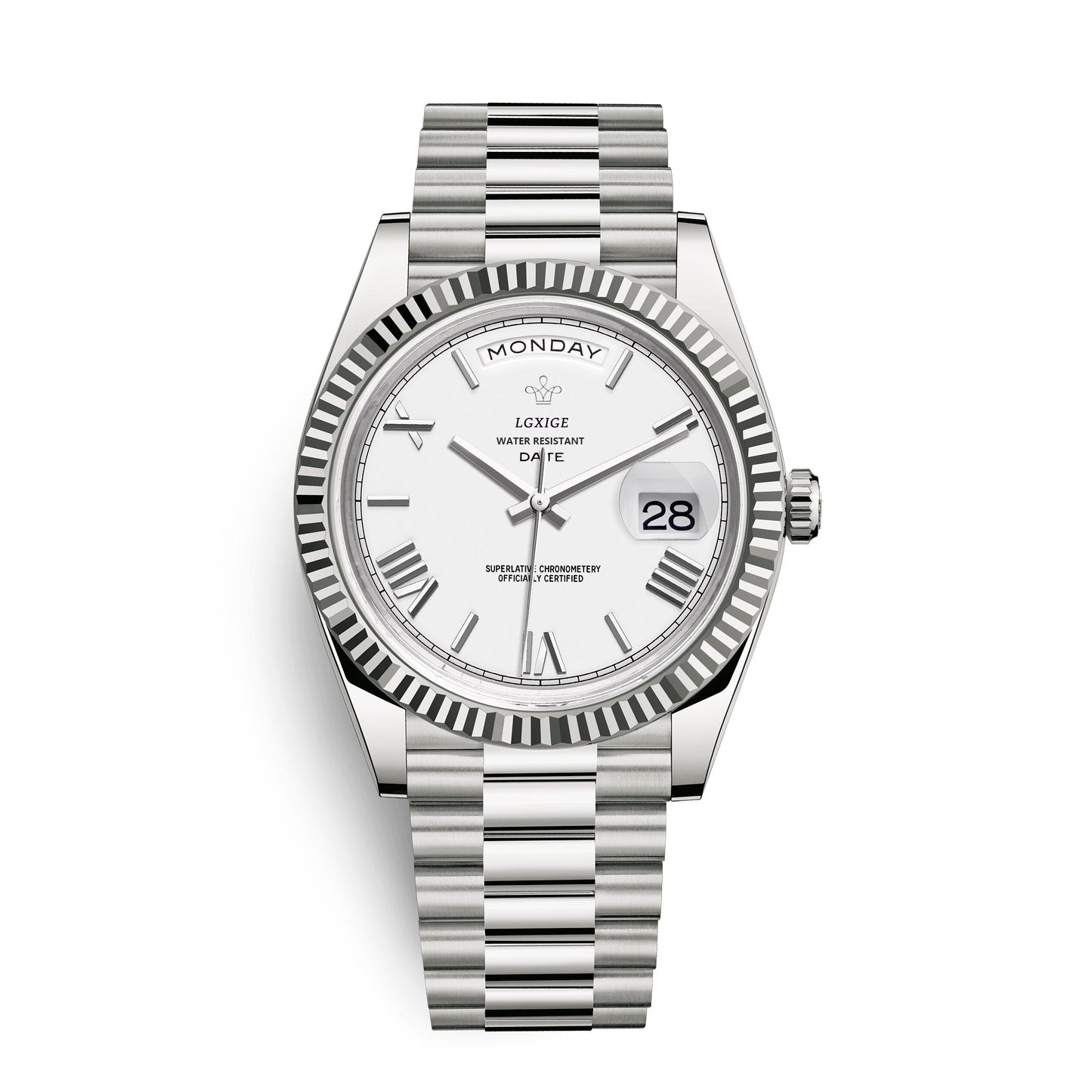 Premium Automatic Watch with Day and Date Function – Solan