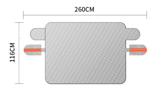 Premium Magnetic Snow and Ice Shield for Car