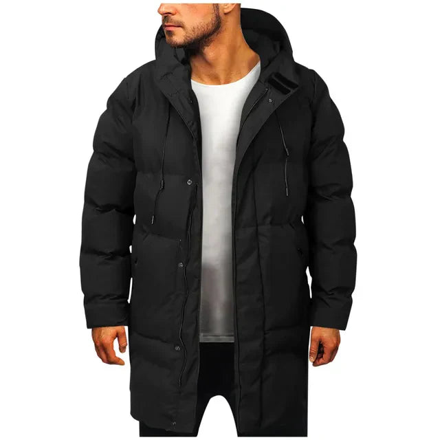 Quilted Parka for Men with Hood, Ultra-Warm and Stylish