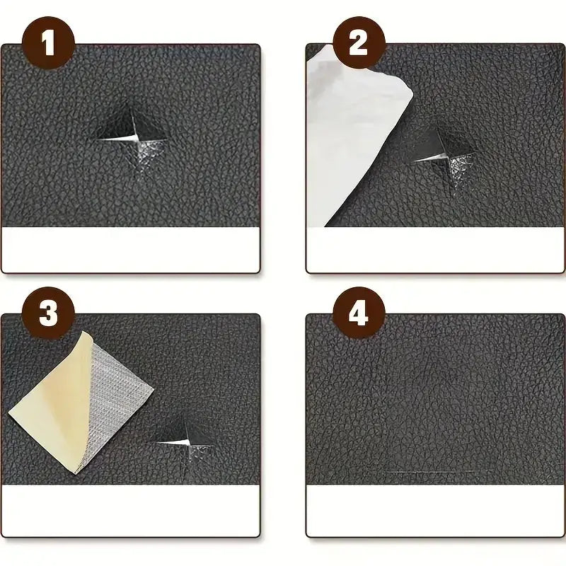 Self-Adhesive RénoCuir Patches - Leather Repair Kit