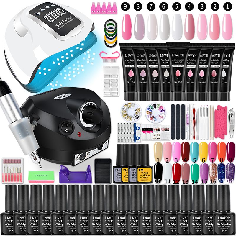 Semi-Permanent Nail Polish Kit