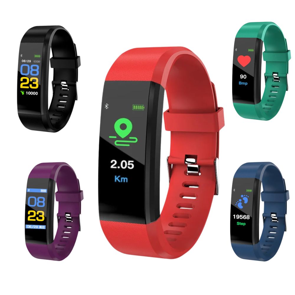 Senior Smartwatch with Health Monitor and Pedometer