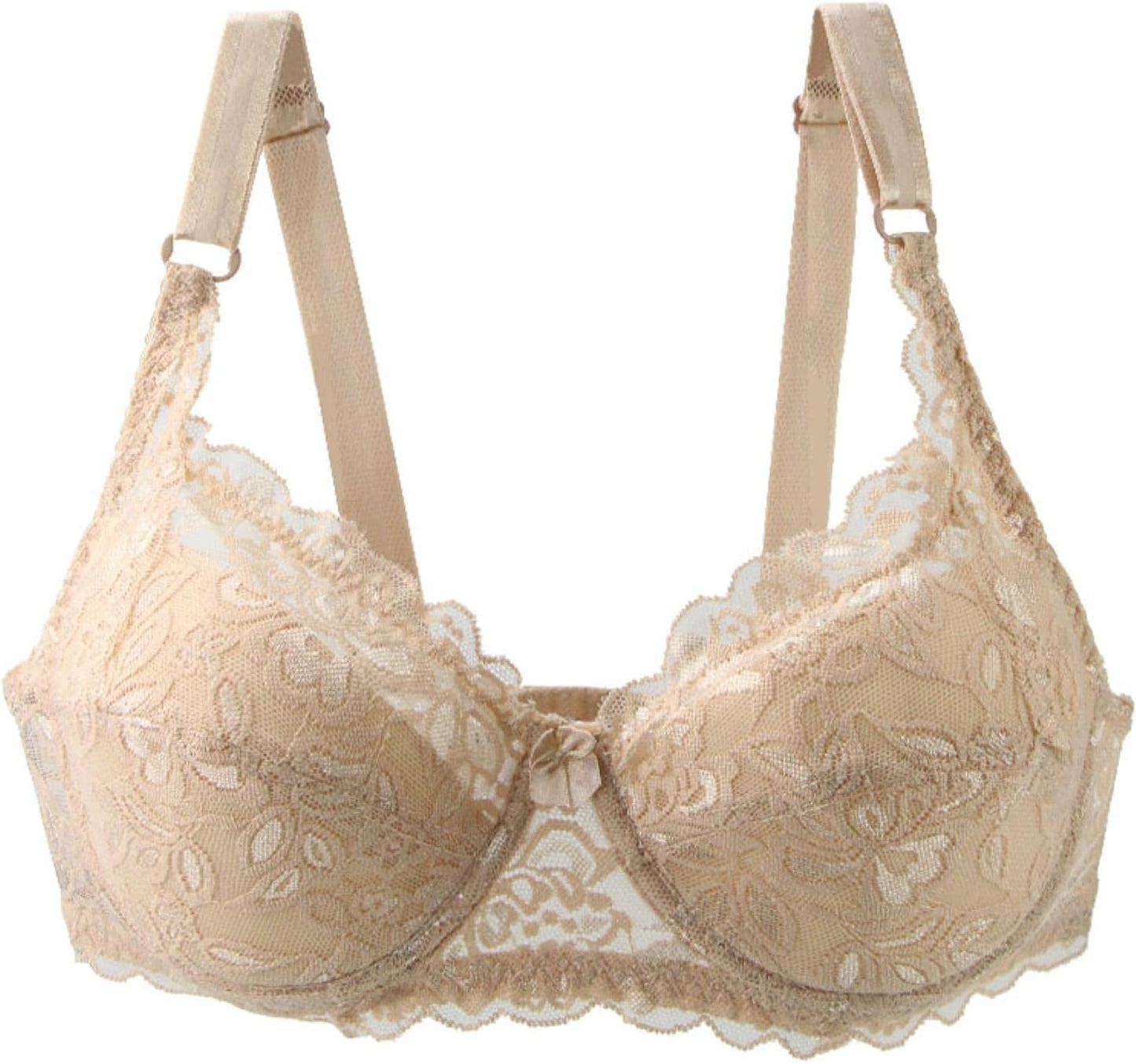 Sexy plus-size lace bra