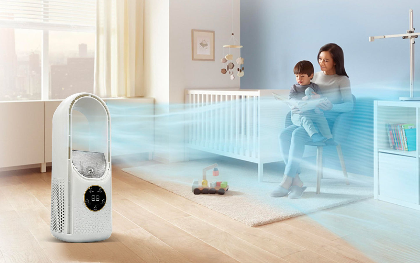 Silent Portable Air Conditioner Without Exhaust