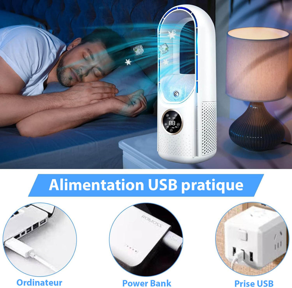Silent Portable Air Conditioner Without Exhaust