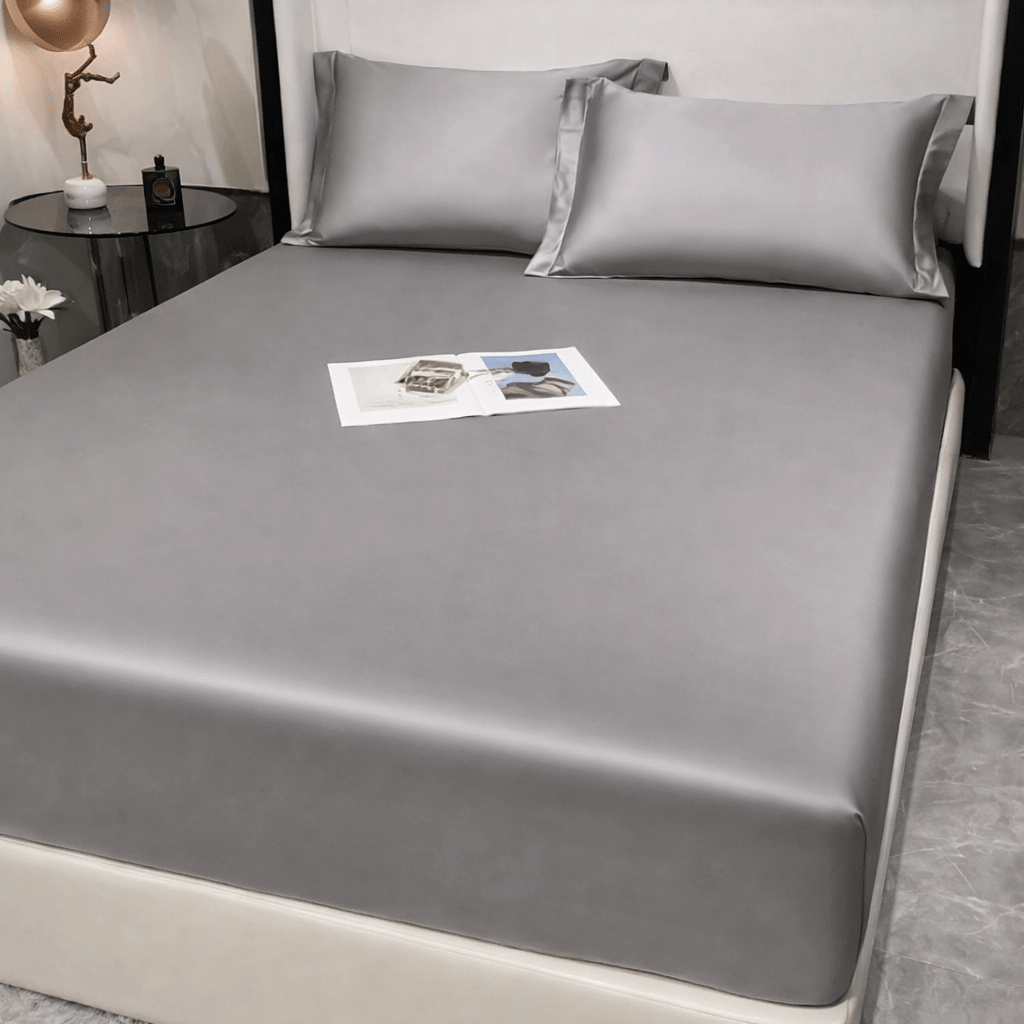 SILKLYRA – Elegant Fitted Sheet Made of Long-Staple Cotton with Deep Pocket
