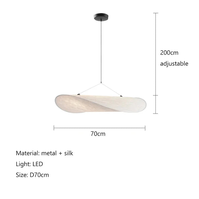 SilkWave Artisan Handmade Lamp - Potato Chip Light