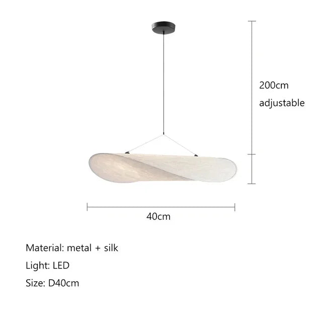 SilkWave Artisan Handmade Lamp - Potato Chip Light