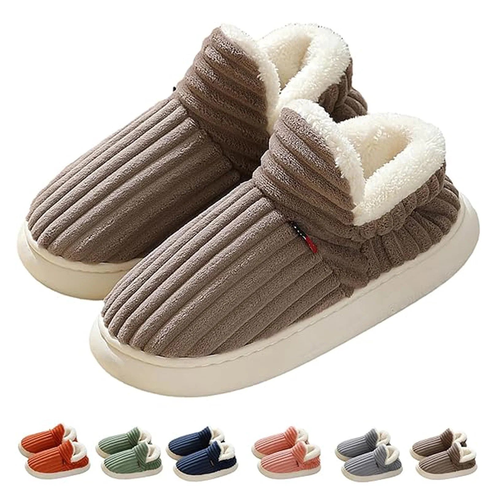 Slippers with Soft Lining and Non-Slip Sole