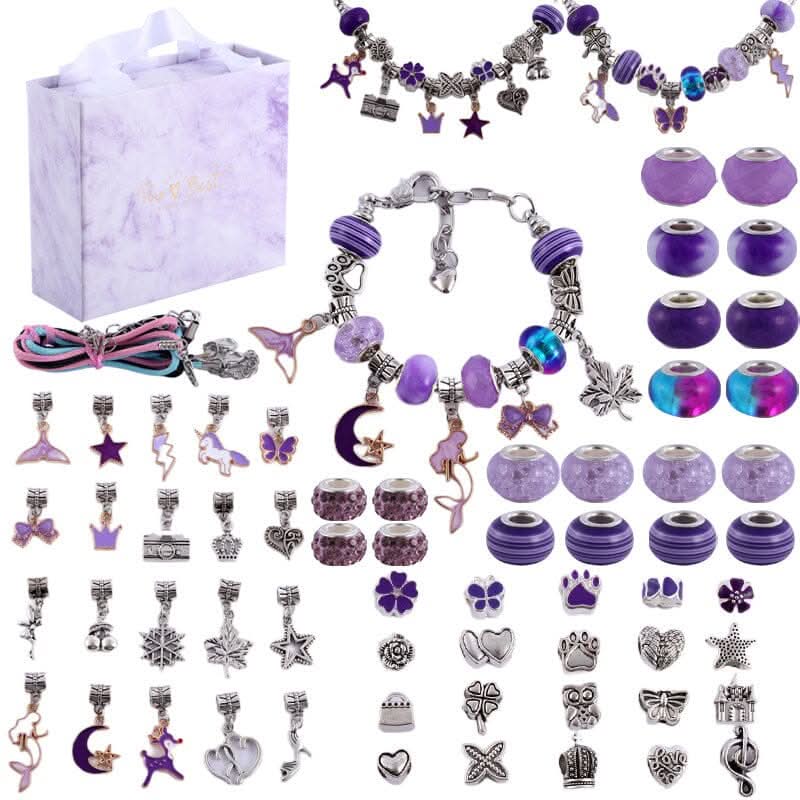 SPARKLINA – Creative Bracelet Craft Kit for Girls with Sparkling Charms