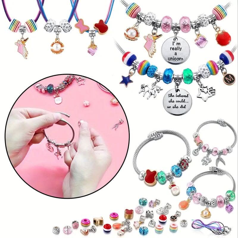 SPARKLINA – Creative Bracelet Craft Kit for Girls with Sparkling Charms