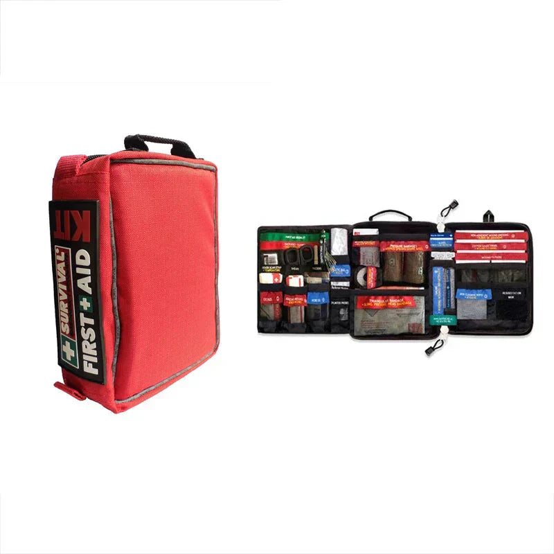 TerraGuard Travel First Aid Kit Waterproof Medical Bag Pro