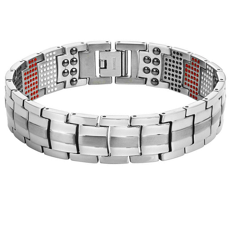 Therapeutic Magnetic Bracelet in Titanium Magnovia™