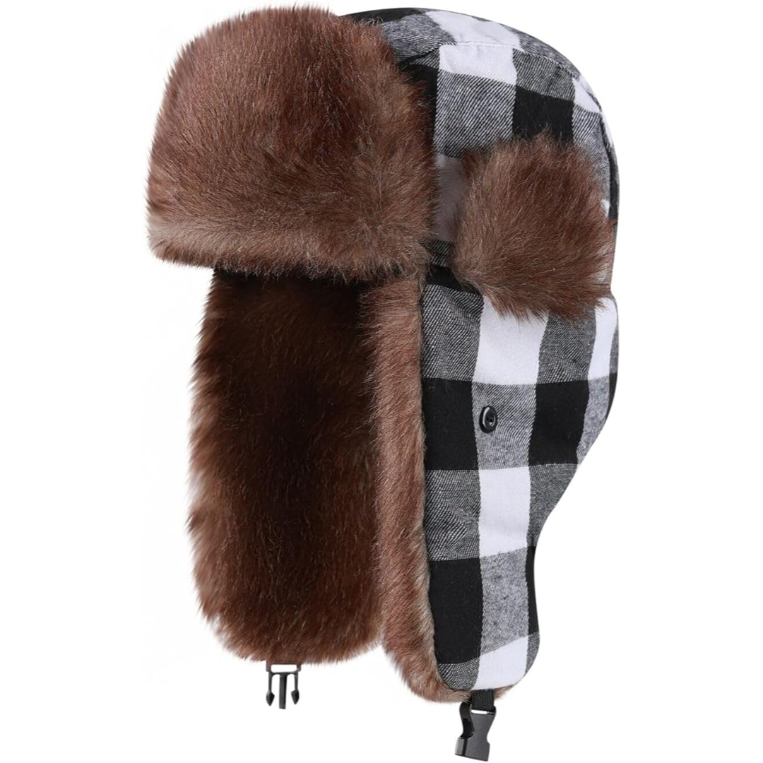Trapper Winter Hat with Fur Lining - Sasha