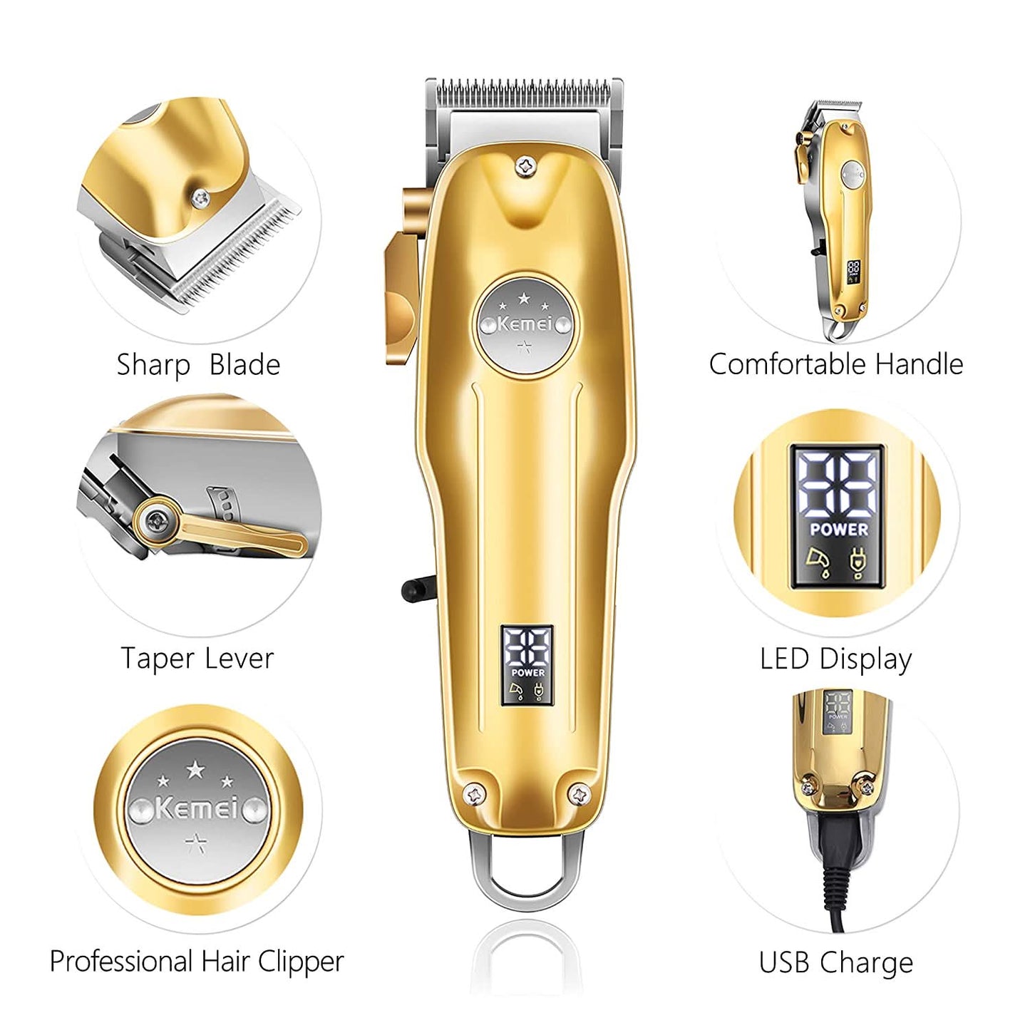 TRIMMAXX PRO 3 – 3-in-1 Hair Trimmer & Shaver for Professional Precision