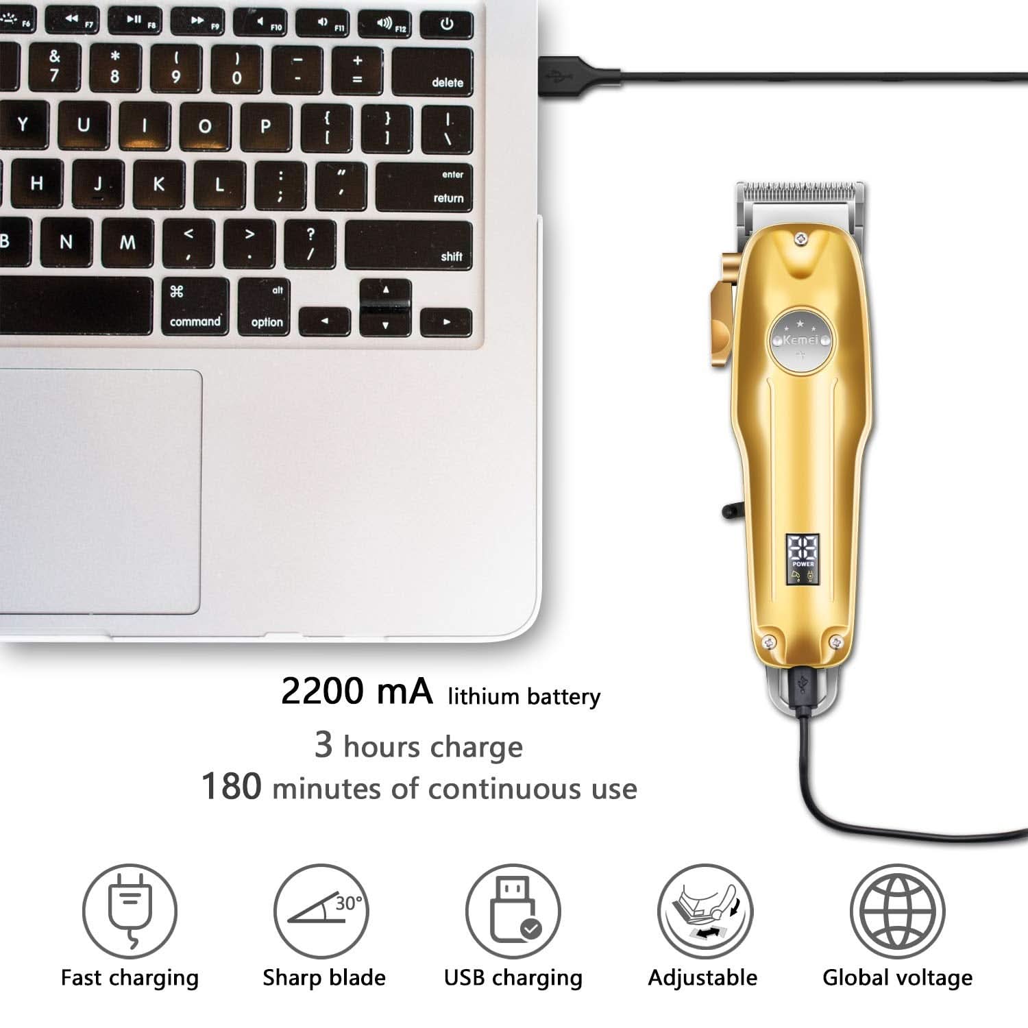 TRIMMAXX PRO 3 – 3-in-1 Hair Trimmer & Shaver for Professional Precision