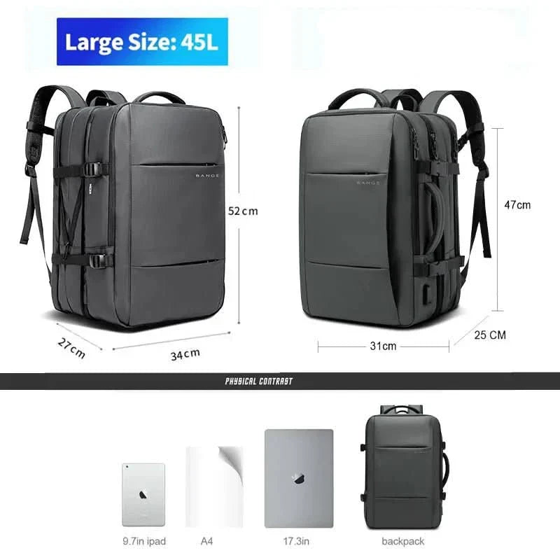 URBANFORM - Aesthetic business backpack with large storage space & laptop compartment