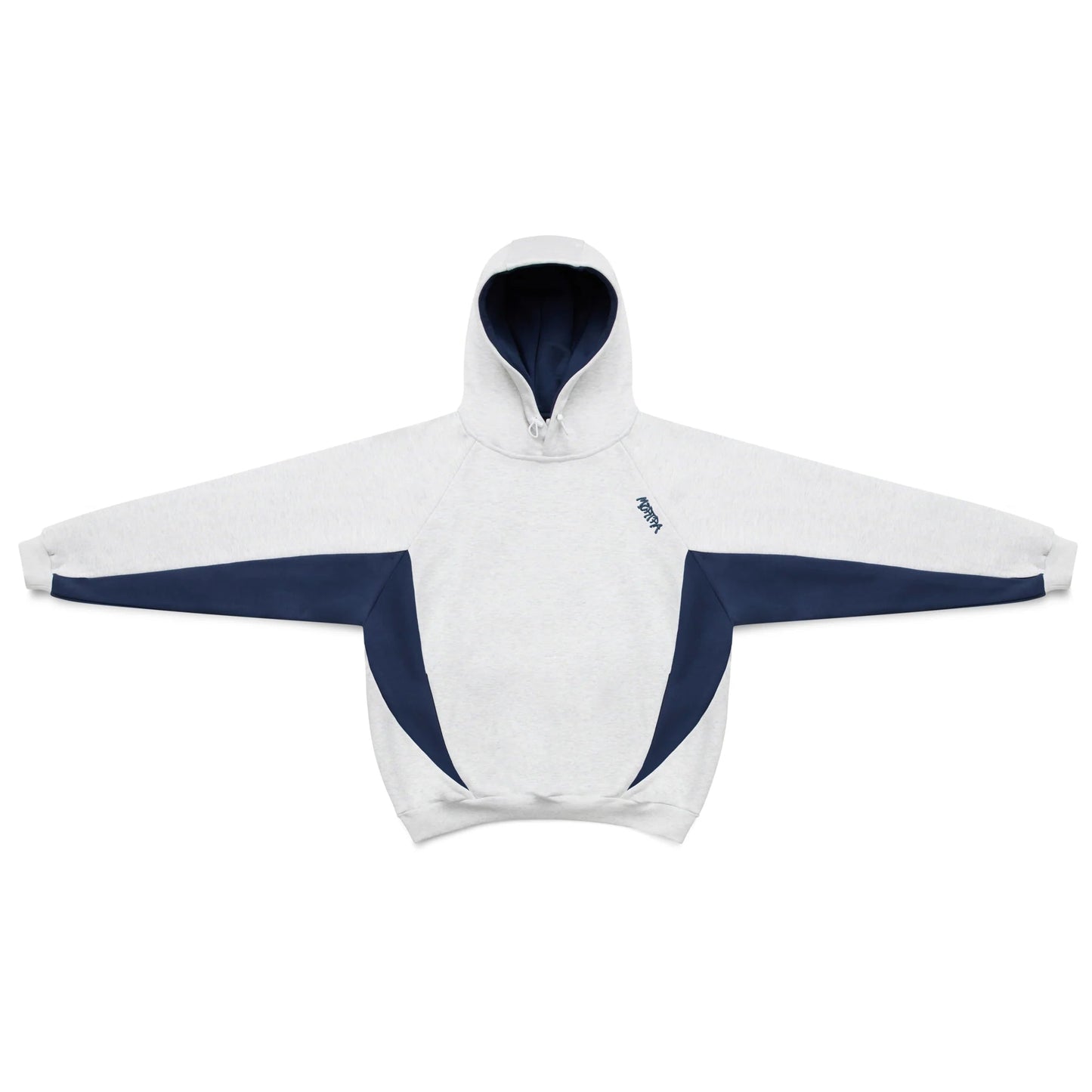 Velden Hoodie — Oversized Soft Polyester Hoodie with Contrast Panels