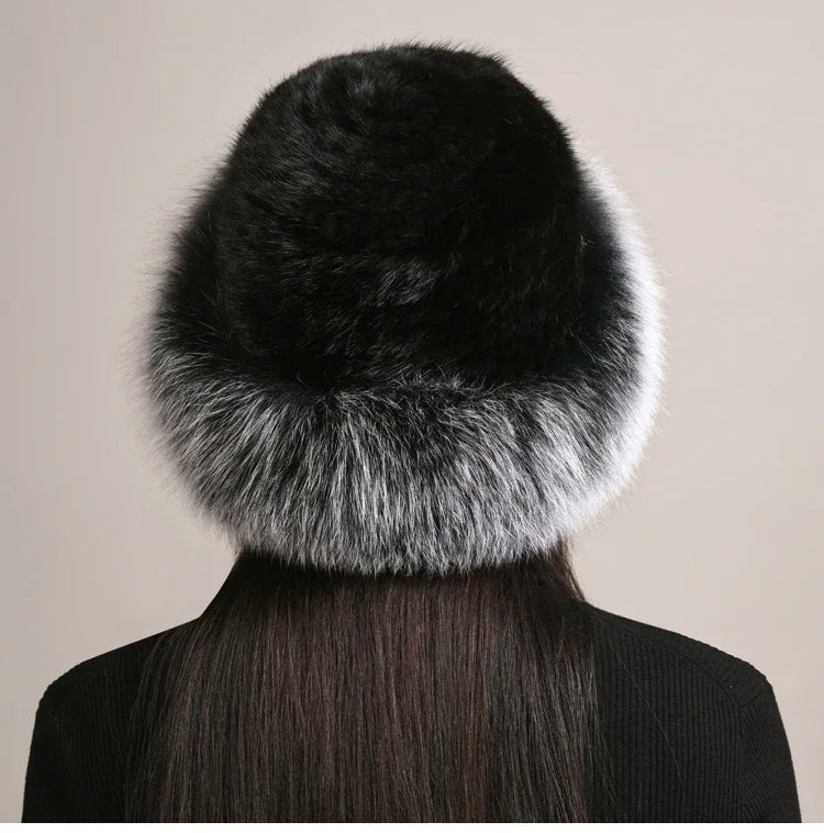 Vellara Mink Fur Hat Luxe Winter Accessory for Cozy Warmth