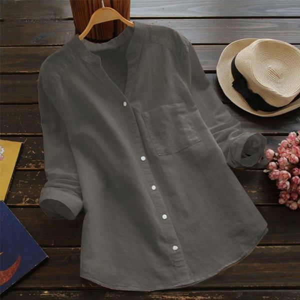Vera - Casual, Loose Cotton Shirt